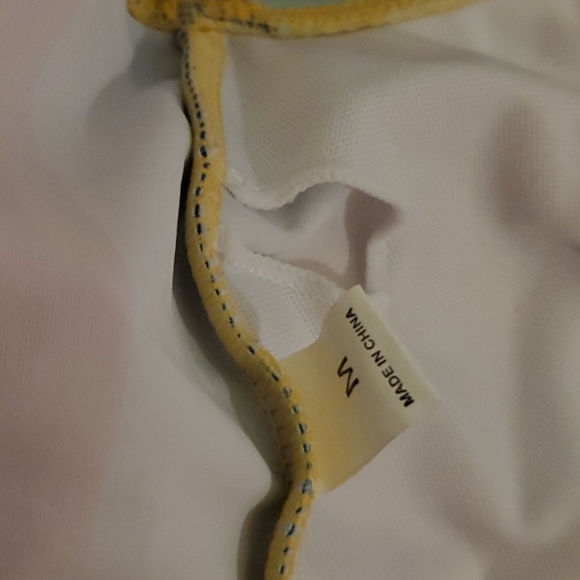 Adorable Yellow and stripe swimsuit - Picture 3 of 3